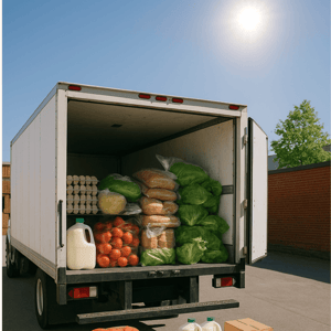 Livraison exposée à la chaleur